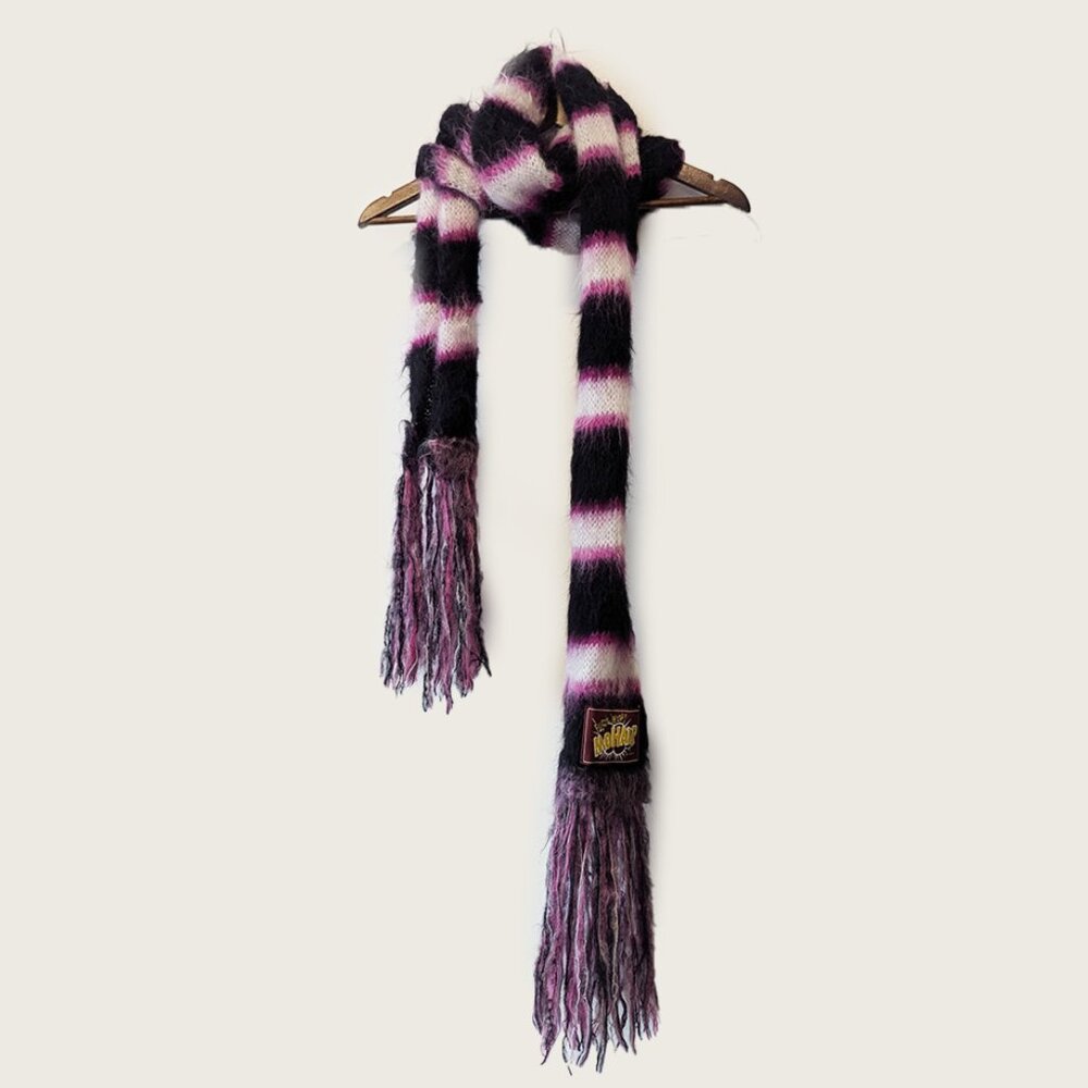 MARNI - Fuzzy wuzzy mohair striped scarf